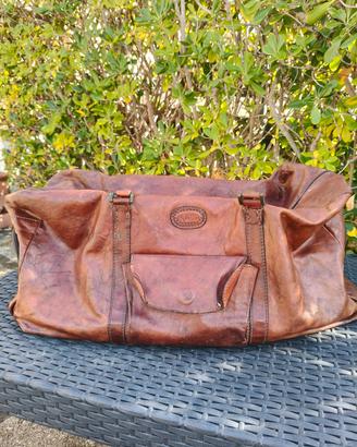 borsone in pelle  vintage 