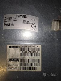 Ricambi lavatrice IGNIS LTE 7155