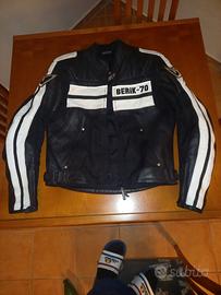 Giubotto pelle moto
