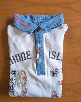 polo originale originale marines bambino 6/7 anni