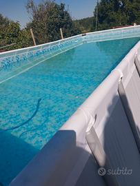 Piscina fuori terra 732x366x132 cm Power Steel Fra
