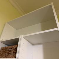 Librerie Ikea Billy, elementi top, mensole vetro