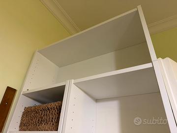 Librerie Ikea Billy, elementi top, mensole vetro