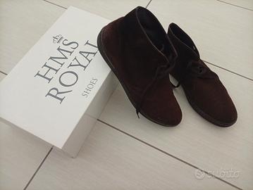 Polacchine testa di moro in suede 