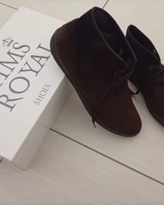 Polacchine testa di moro in suede 