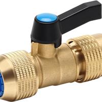 Connettore ottone con valvola controllo irrigazion