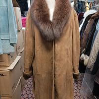 Montone Entro Fino Marrone Chiaro con Volpe