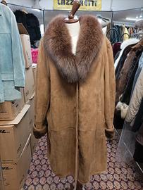 Montone Entro Fino Marrone Chiaro con Volpe