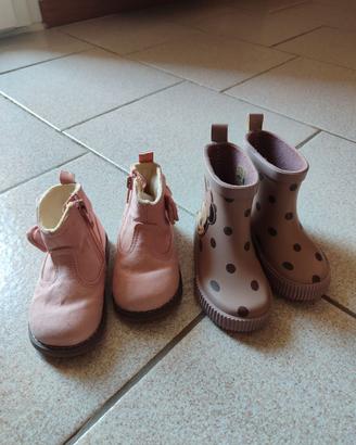 Mini-lotto 2 paia scarpe bambina taglia 22