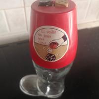 Contenitore porta caramelle con gioco dadi Vintage