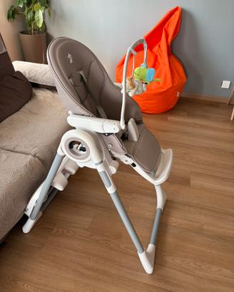 Seggiolone pappa 6+ mesi regolabile e pieghevole