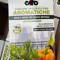 Concime BIO per aromatiche e piante orticole