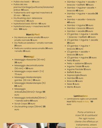 Estetista qualificata anche a domicilio