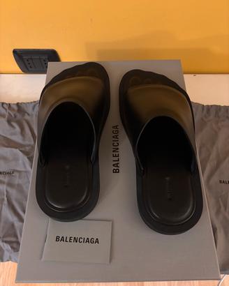 Balenciaga Fetish Sandal pelle vitello nero