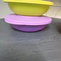 Tupperware 2 ciotole da 400 ml. ciascuna con tappo