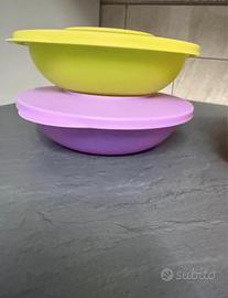 Tupperware 2 ciotole da 400 ml. ciascuna con tappo