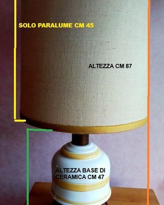 LAMPADA DA TAVOLO ANNI 70/80