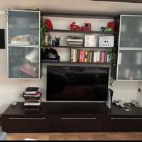 Parete attrezzata sala