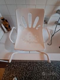 Sedia girevole per vasca da bagno