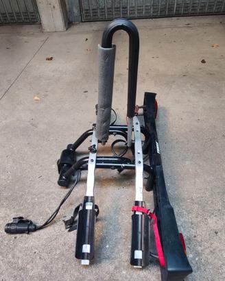 Thule portabici originale da gancio traino, 2 bici