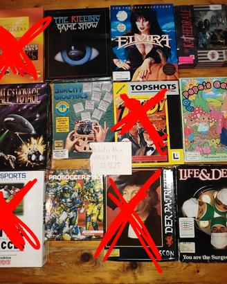 Lotto Giochi Commodore Amiga - Vari Titoli Boxati