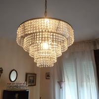 Lampadario cristalli