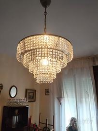 Lampadario cristalli