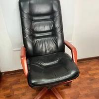 Sedia da ufficio in pelle