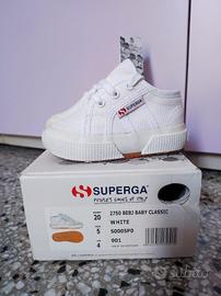 Superga shop bambino bianche