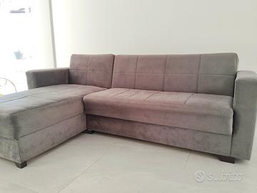 divano letto con contenitore 