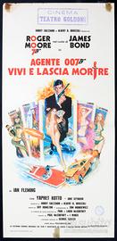 locandina originale A.007 VIVI E LASCIA MORIRE '73