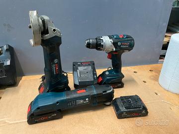 Bosch - 3 attrezzi a batteria