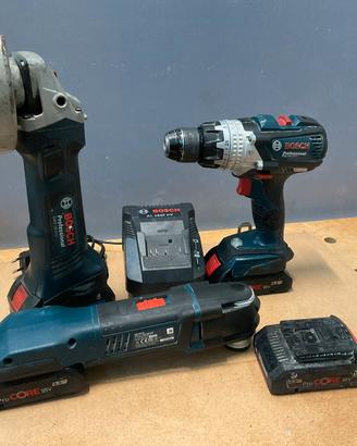 Bosch - 3 attrezzi a batteria