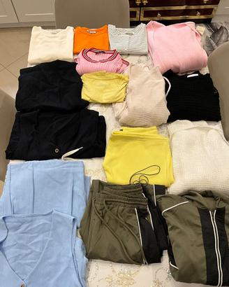 35pz abbigliamento donna tg 12 anni XS/S/L/TU/42