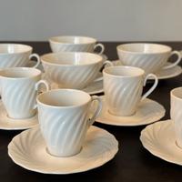 Servizio Eshenbach caffè e tè porcellana bianca