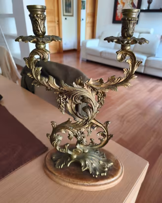 Candeliere ottone