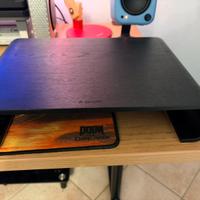 Supporto Monitor NAVARIS legno nero