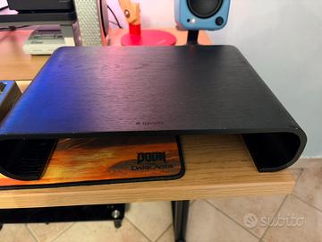 Supporto Monitor NAVARIS legno nero