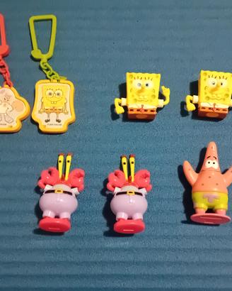 SpongeBob lotto misto  mini figure e portachiavi