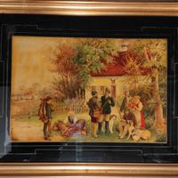 QUADRO D’EPOCA (Trofei di caccia)