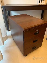 Cassettiera ufficio su ruote