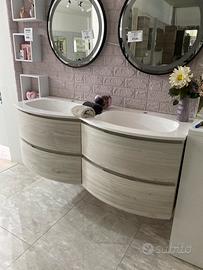 Mobile bagno doppio lavabo 140 cm