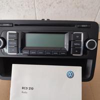 Autoradio VW RCD 210 nuova 