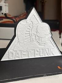 Targhetta light box Daft Punk