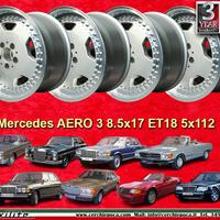 4 pz cerchi Mercedes Aero 3 8.5x17 ET18 5x112