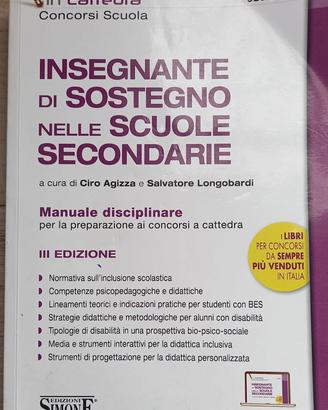 libro concorso di sostegno scuola seondaria