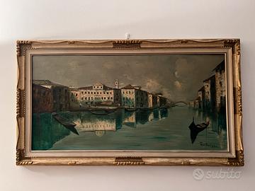 Quadro di Toni Bordignon - Venezia - con cornice