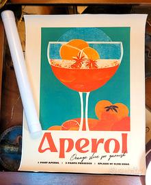 Vintage '70s Style Aperol Spritz, the iconic itali