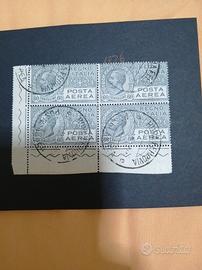 blocco Regno Posta Aerea  60 cent. 