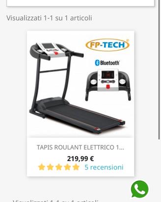 TAPIS ROULANT ELETTRICO TP-Tech 515 usato